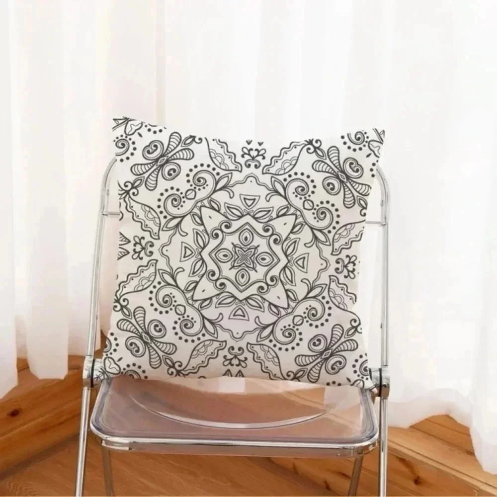 Modern Chabby Chic Accent Pillow Cover